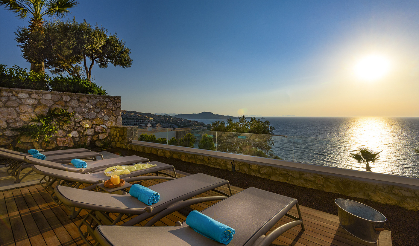 OPEN SEA VIEWS Bodrum Holiday Villa for Rent, Turkey