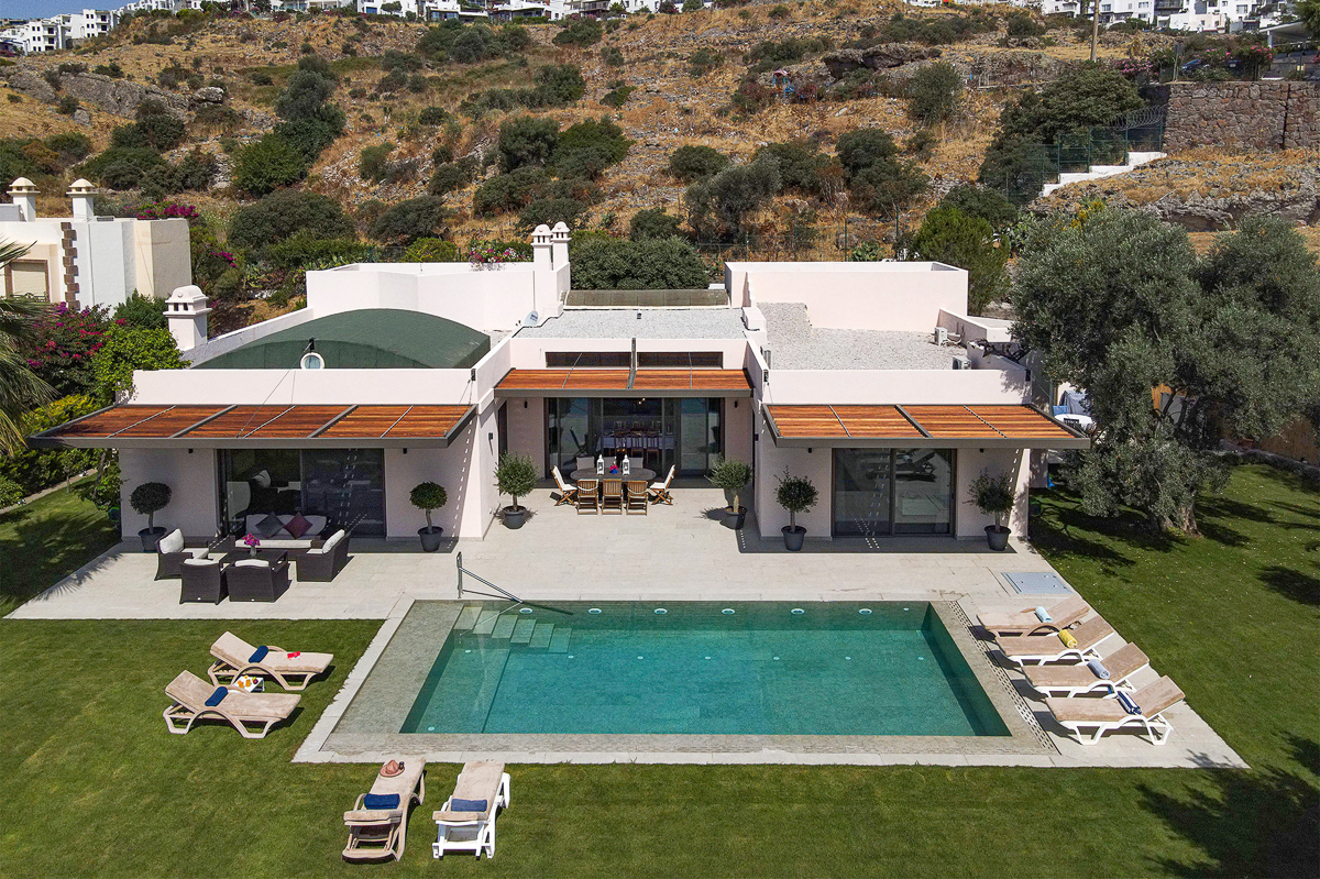 Gundogan luxury villa Zeytin, open sea views and private pool