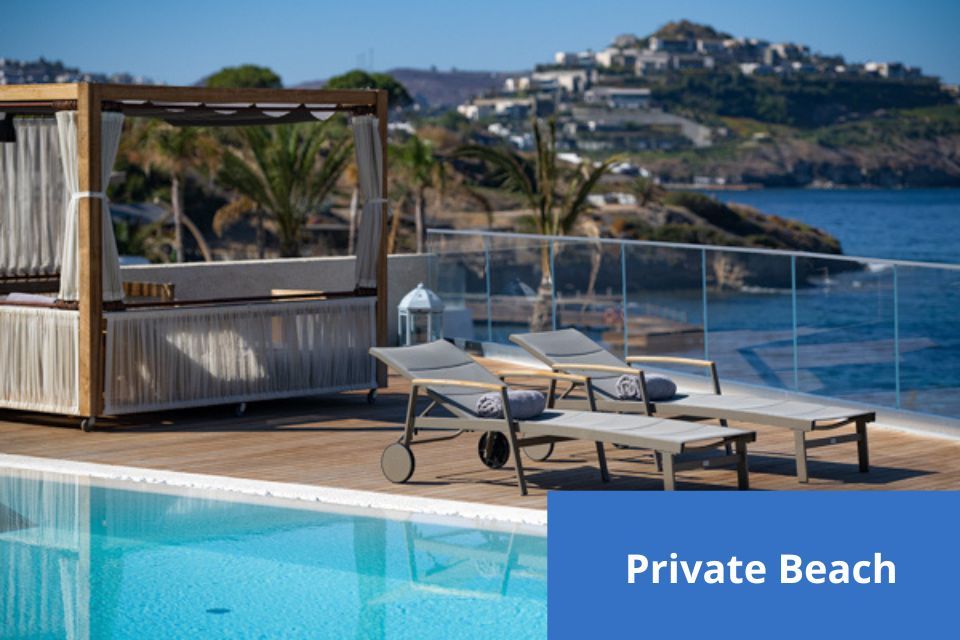 Luxury villa with private pool and beach access, Waters Edge Yalikavak Bodrum